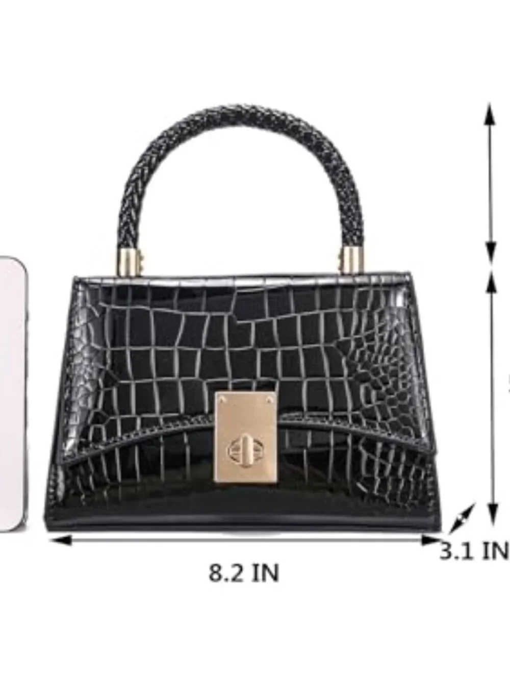 PU Leather Crossbody Satchel Mini Purse Handbag Shoulder Bag